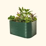 Vego Garden | 32" Extra Tall 6 In 1 Modular Metal Raised Garden Bed Kit | British Green