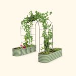 VAT45 - Triple Section 4.5' Long Trellis for 2.0' x 6.5' or 3.5' x 6.5' Garden Beds