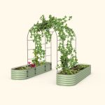 VAT70 - Triple Section 7.0' Long Trellis for 2.5' x 9.5' Garden Beds